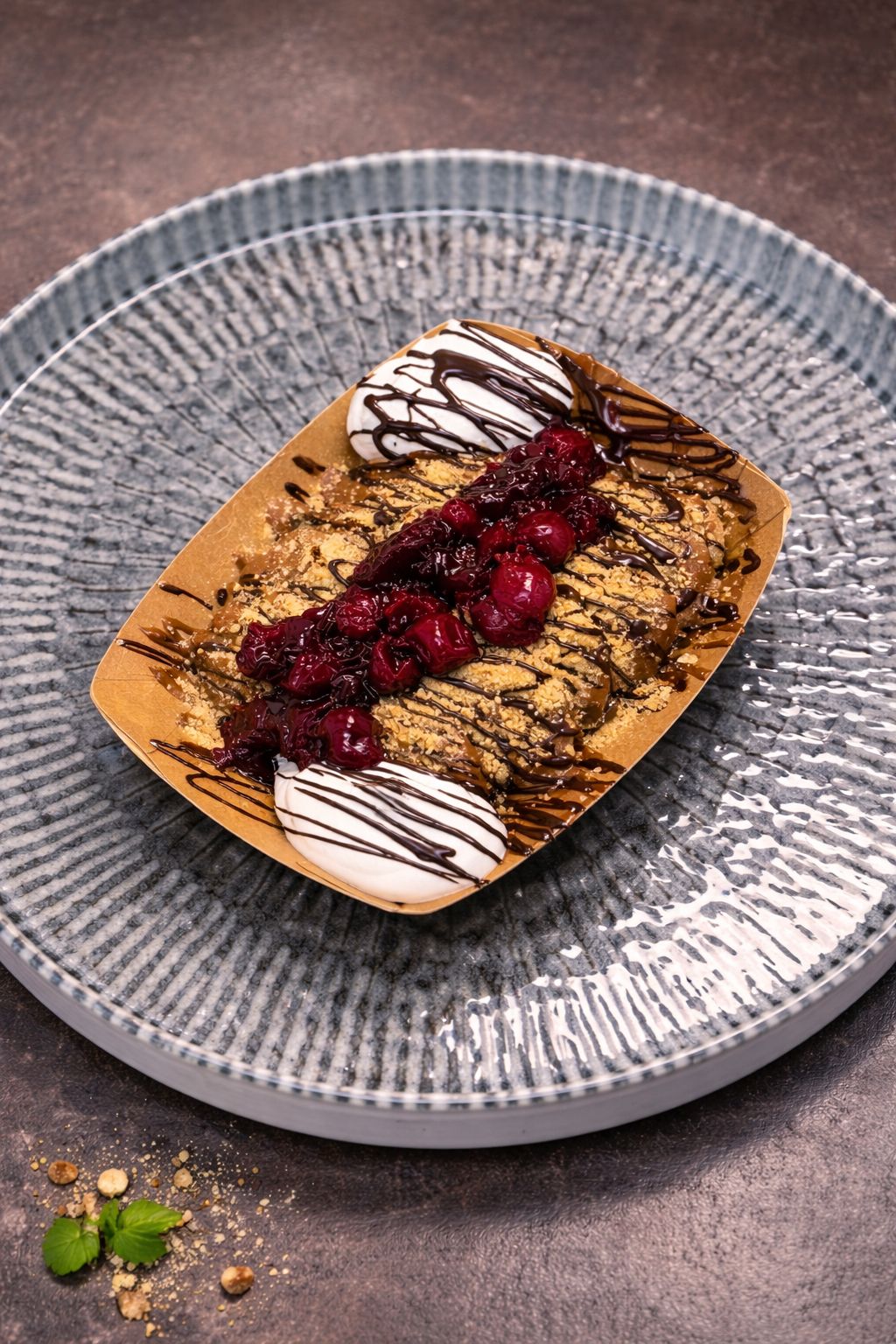 Zoet puffy palačinke